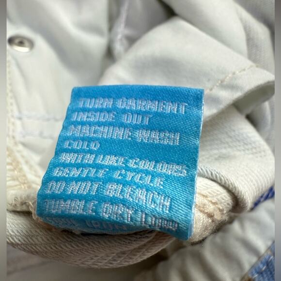 J. McLaughlin Watercolor Print Slim Fit Mid Rise Jeans Size 0 - Picture 7 of 10